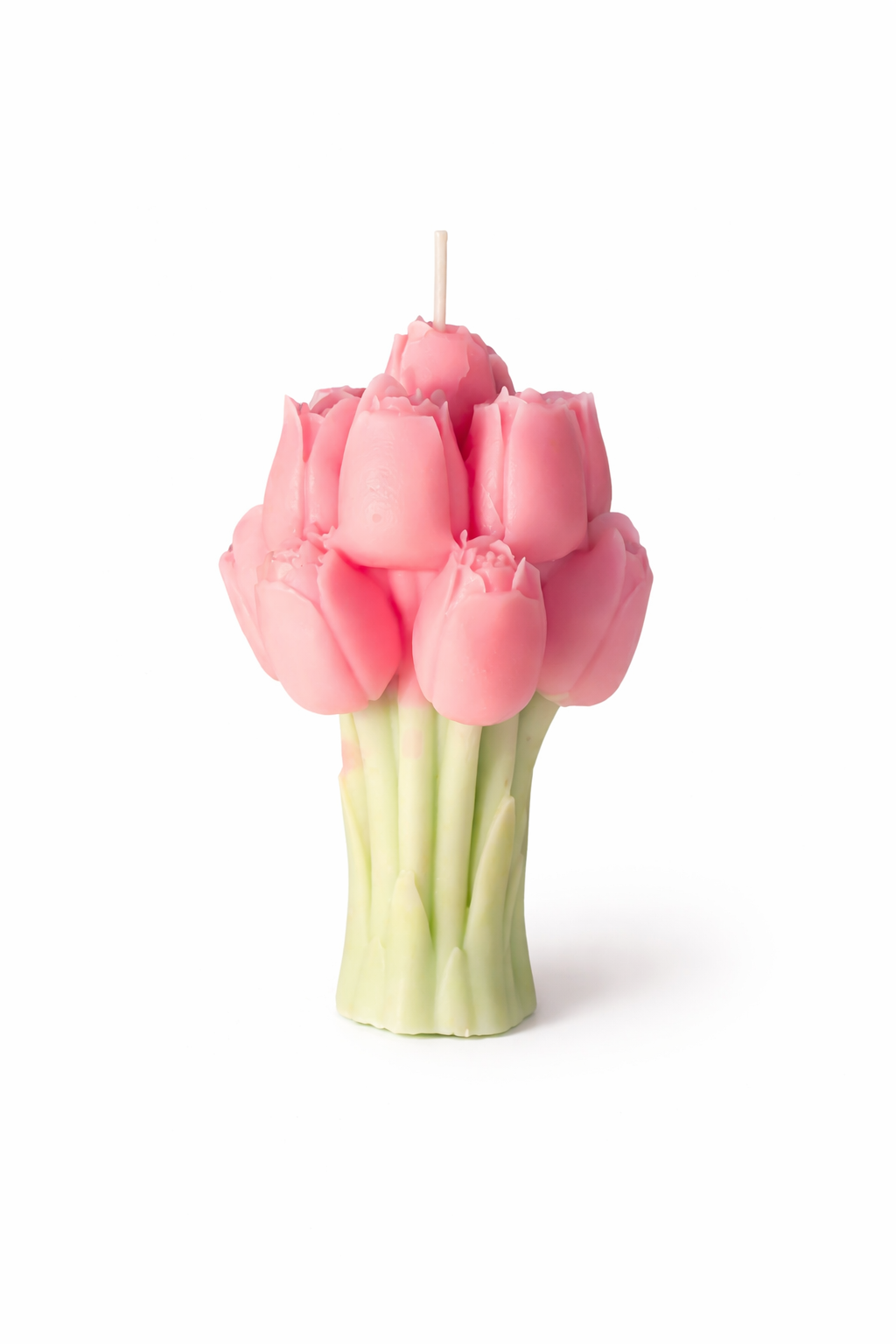Tulip Bouquet Candle – Handmade Floral Candle