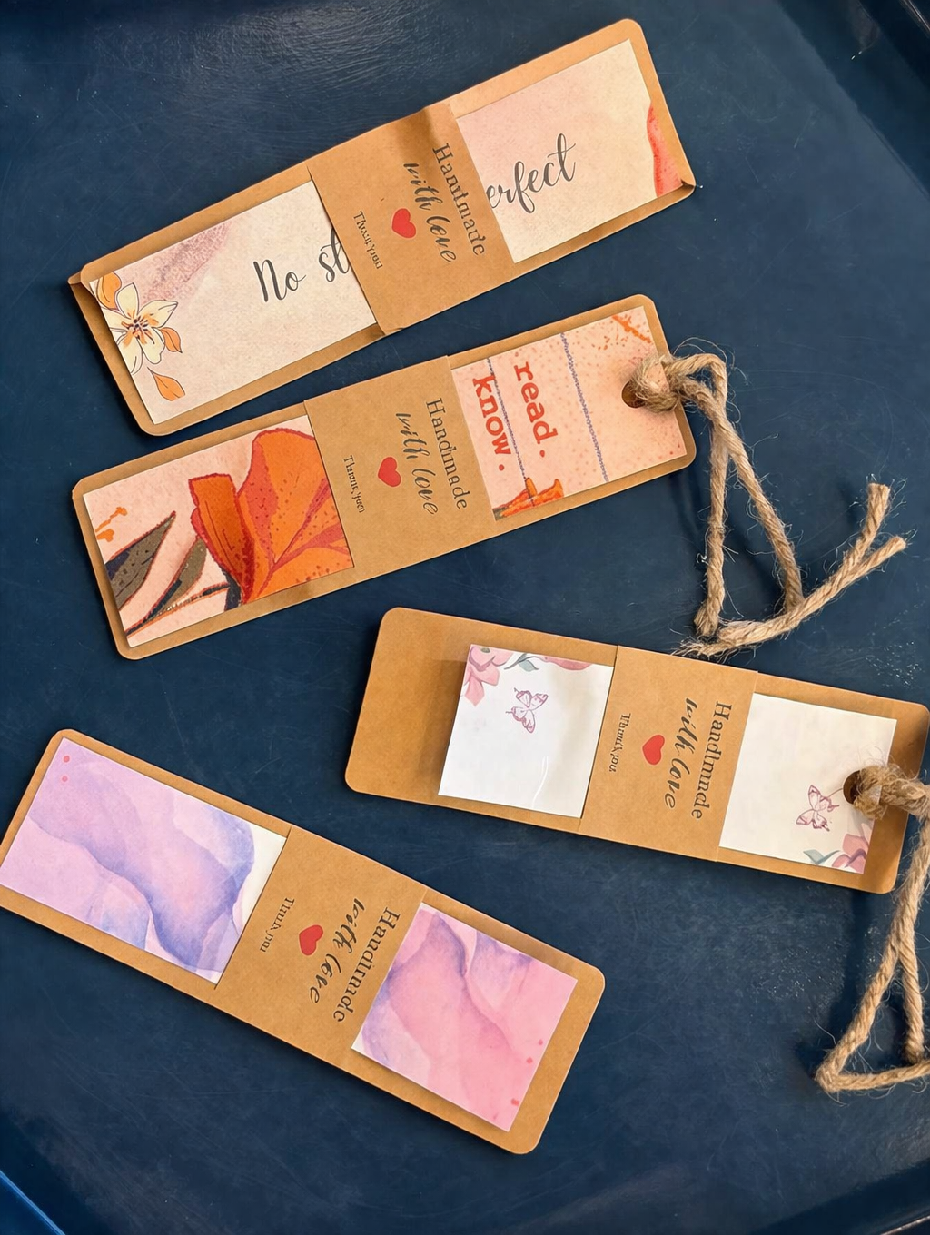 Bookmark Set (Pack of 4) – Aesthetic Reading Accessories