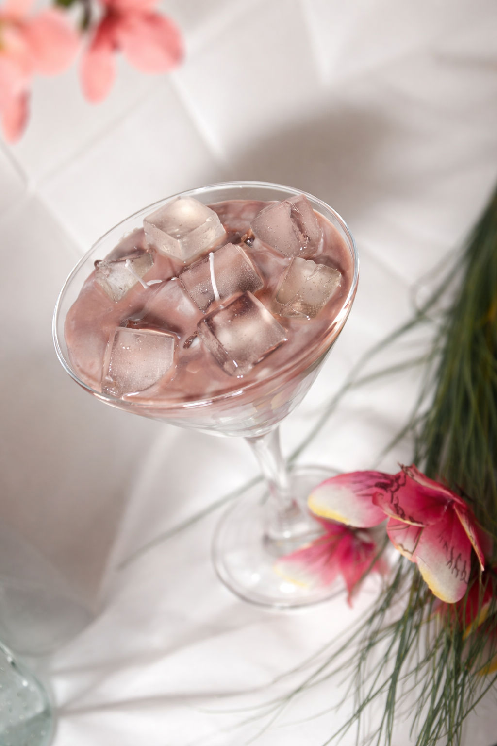 Cocktail Glass Candle