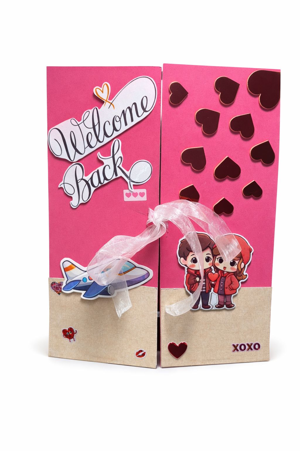 Handmade Romantic Love Scrapbook Card- Best for any ocassion.