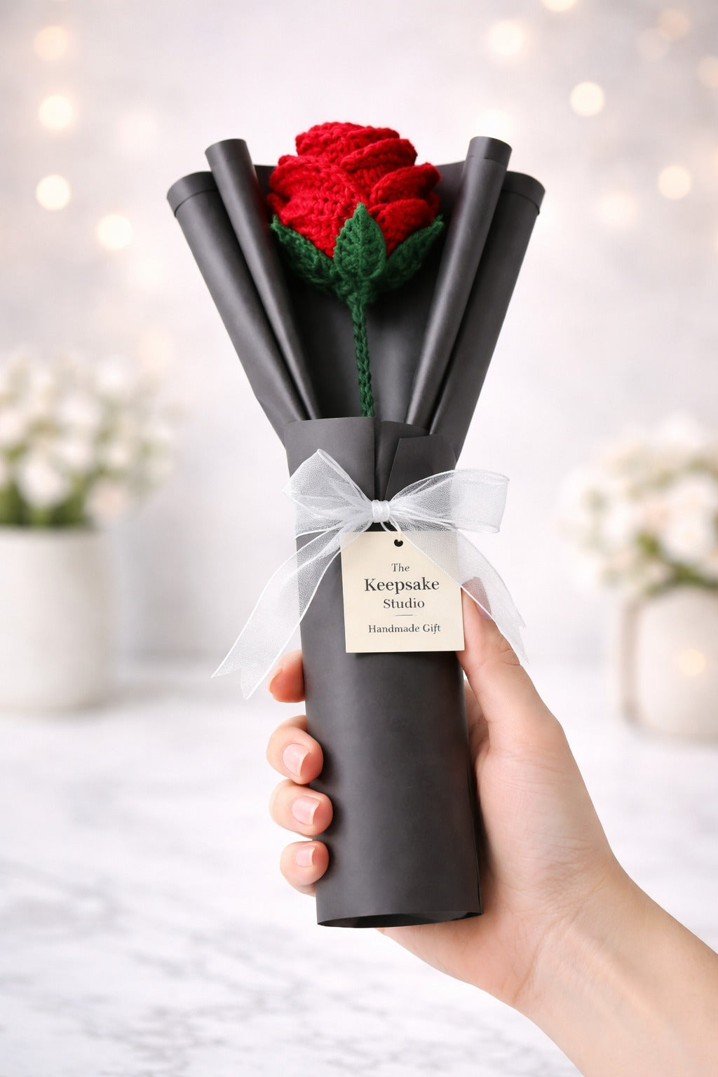 Single Crochet Rose Bouquet – Handmade Gift