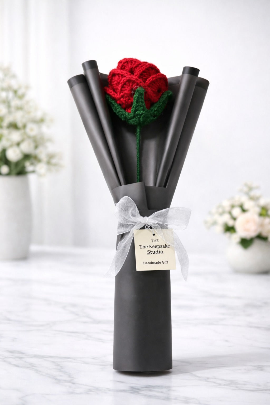 Single Crochet Rose Bouquet – Handmade Gift
